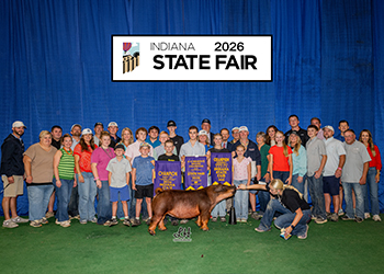 RESERVE GRAND GILT & CHAMPION DUROC
2026 IN STATE FAIR