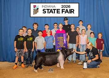 CHAMPION DIVISION 2 DARK CROSSBRED GILT
2026 IN STATE FAIR