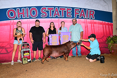 RESERVE DUROC BARROW
2026 OH STATE FAIR