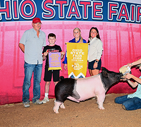 5TH OVERALL DARK CROSSBRED BARROW
2026 OH STATE FAIR
