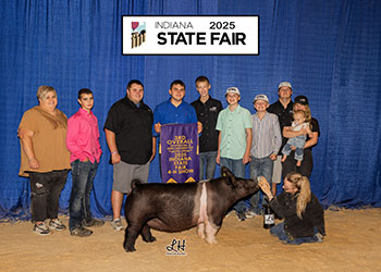 3RD OVERALL DIVISION 3 DARK CROSSBRED GILT
2025 IN STATE FAIR