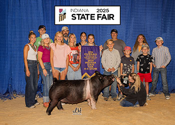 5TH OVERALL DIVISION 3 DARK CROSSBRED GILT
2025 IN STATE FAIR