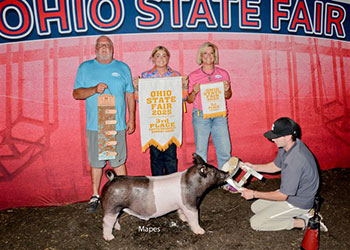 3RD OVERALL PROSPECT MARKET SHOW
2025 OHIO STATE FAIR